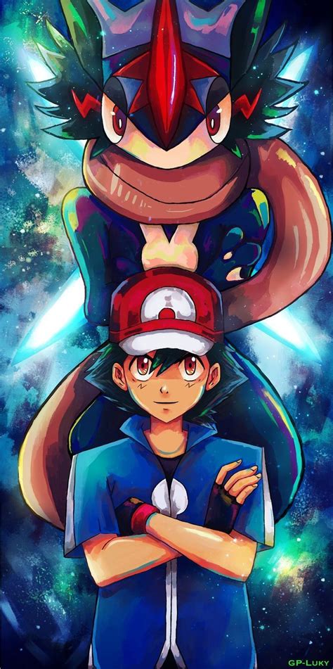 Ash and Greninja. | Pokemon poster, Cute pokemon wallpaper, Pokemon