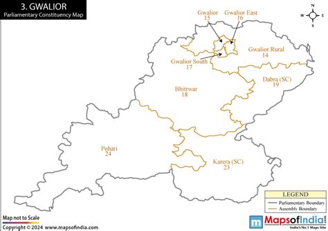 Gwalior Parliamentary Constituency Map, Election Results and Winning MP