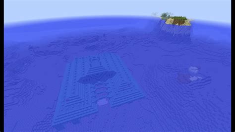 Minecraft Seed 1.8.4 Cool Survival Island Spawn 2 Ocean Monuments - YouTube