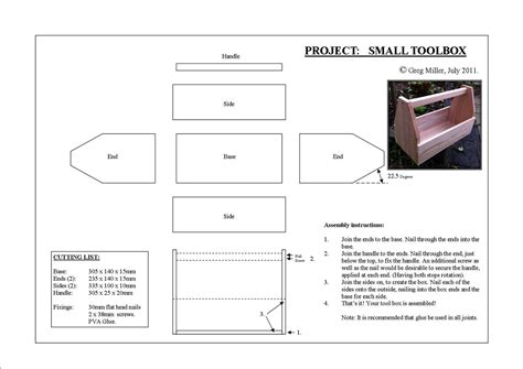 The Joy of Wood for Kids.: A nice little project - Small Toolbox.