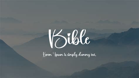 Bible Font : Download Free for Desktop & Webfont