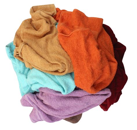 Cleaning Rags - Terry Towelling - Coloured (10Kg Pack) | Quick Clea...