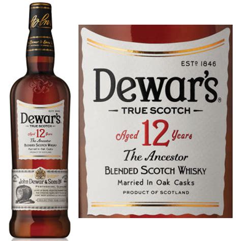 Dewar's 12 Year Old The Ancestor Blended Scotch Whisky 750ml