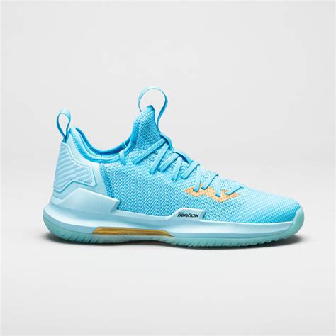 Men's/Women's Low-Rise Basketball Shoes Fast 500 - Light Blue - Decathlon