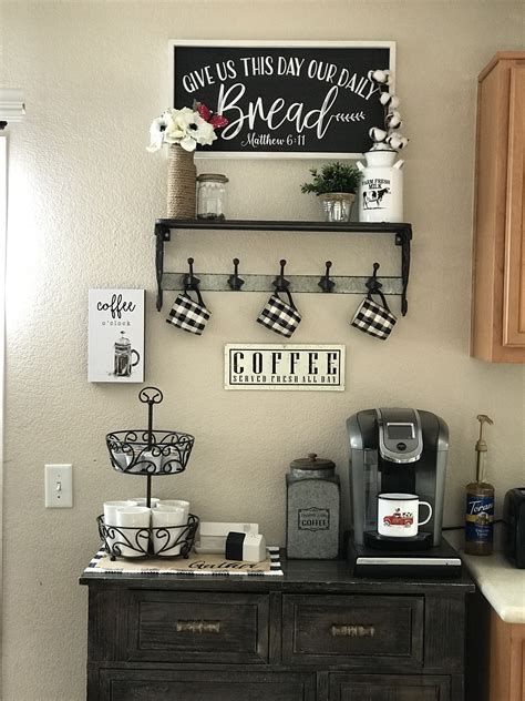 Coffee Nook | Christmas kitchen decor, Coffee nook, Farmhouse christmas ...