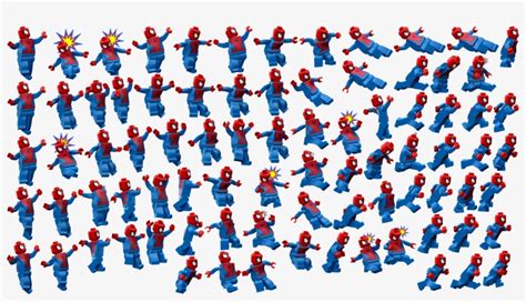 Ultimate Spider Man Sprites Transparent PNG - 2040x1075 - Free Download ...