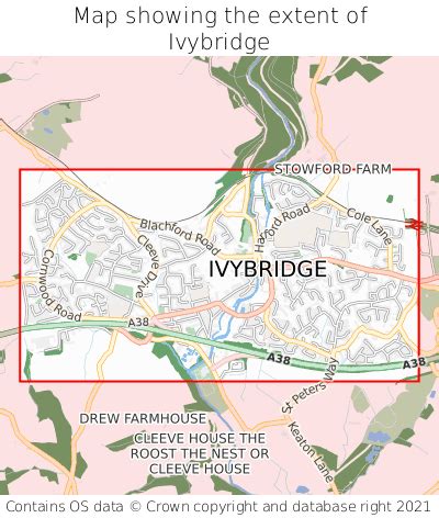 Where is Ivybridge? Ivybridge on a map