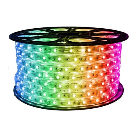 220V RGB LED Strip Light With End Cap, Per Metre - Hardware Connection