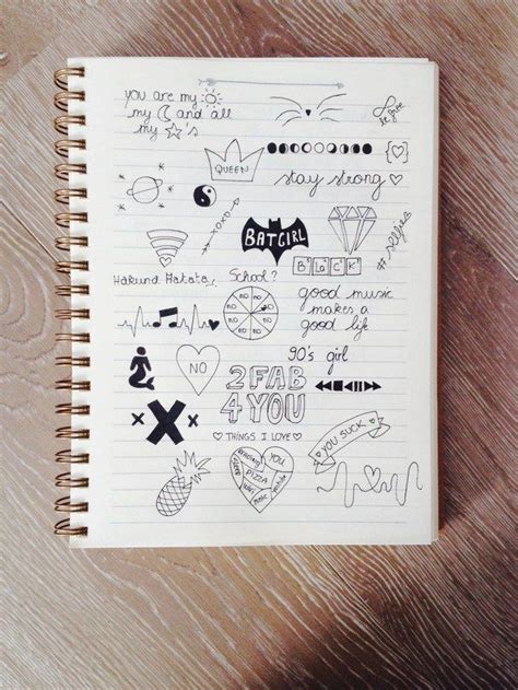 cute notebook doodles tumblr - Google Search Tumblr Drawings, Doodle ...