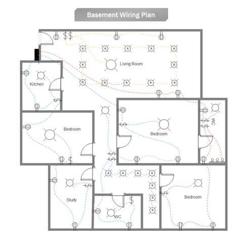 Home Wiring Plan Software - Making Wiring Plans Easily | Electrical ...