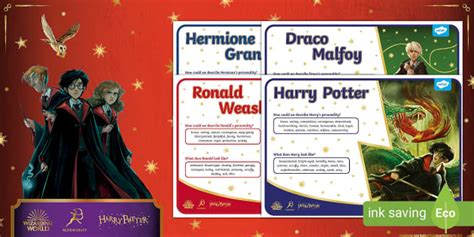 FREE! - Harry Potter Character Description | Word Mat Pack | Twinkl