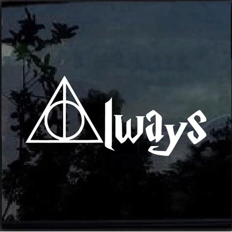 Home & Garden Always Infinity Glasses Harry Potter Vinyl Decal YOU ...