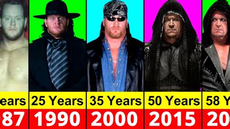 WWE The Undertaker From 1987 To 2023 - YouTube