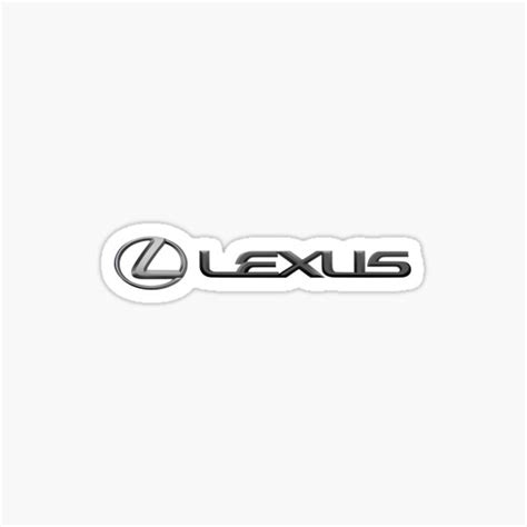 "dark silver lexus emblem" Sticker for Sale by AlanHurd | Redbubble