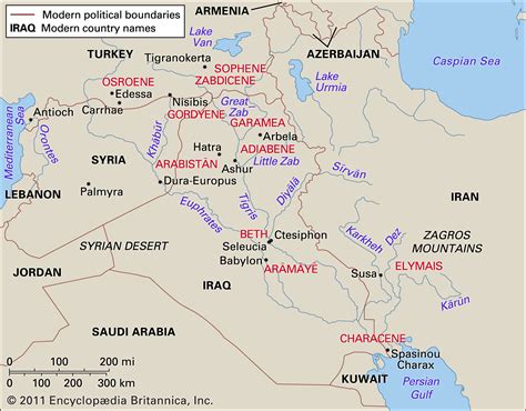 Mesopotamia Political Map