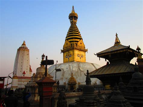 Swayambhunath temple in Kathmandu Nepal. Worth the 365 steps to the top ...