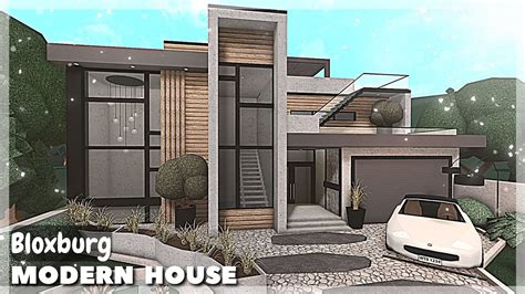 BLOXBURG: Modern House Speedbuild | Roblox House Build - YouTube