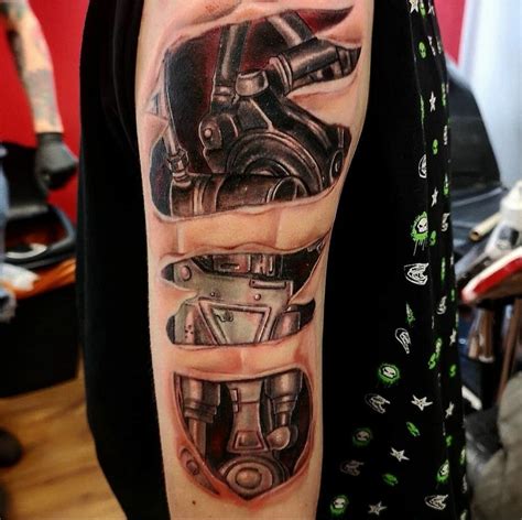 101 Amazing Robot Arm Tattoo Ideas That Will Blow Your Mind! | Outsons ...