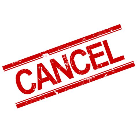 Cancel Stamp Vector, Cancel Red Stamp Design, Cancel Text Stamp, Cancel ...