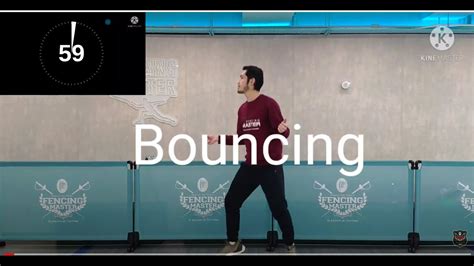 Bouncing - Footwork Drills #4 - Fencing Master Fencing at Home Series ...