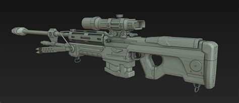 Sniper Rifle [Halo Reach] [WIP] — polycount