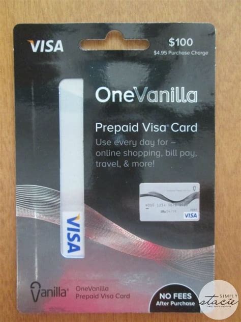 OneVanilla Prepaid Visa Debit Card Review - Simply Stacie