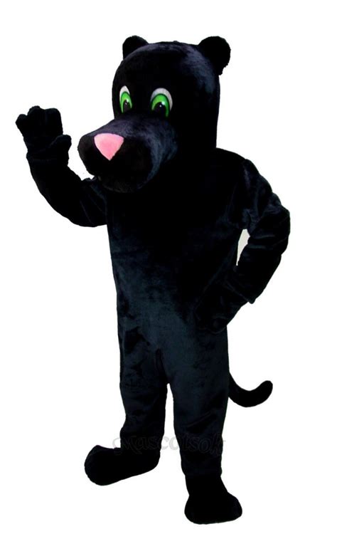 New Black Panther Mascot Costume