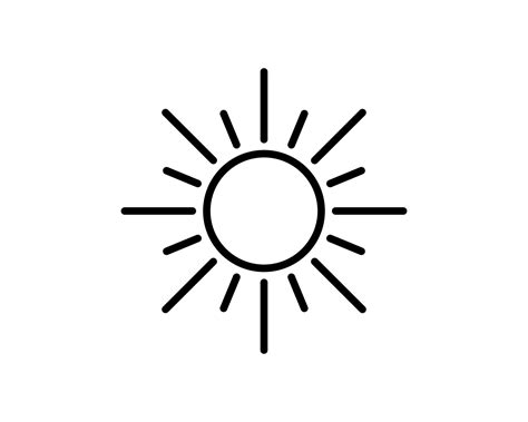 Sun Outline Vector Art, Icons, and Graphics for Free Download