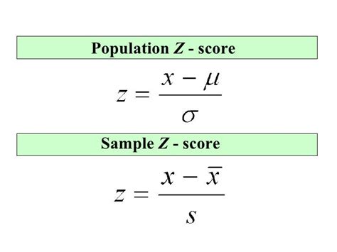 Zscore Formula - What is z score in statistics. - Sigurd Online