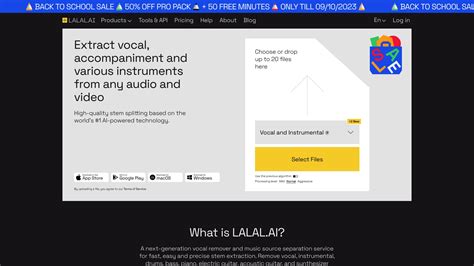 Lalal.ai - About, Reviews, Alternatives - AI Locator