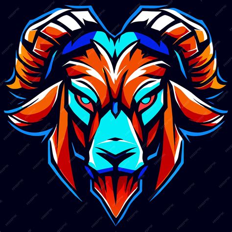 Premium Vector | Powerful ram logo template