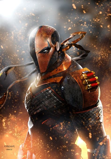 I am Slade | Deathstroke, Comic book villains, Dc comics art