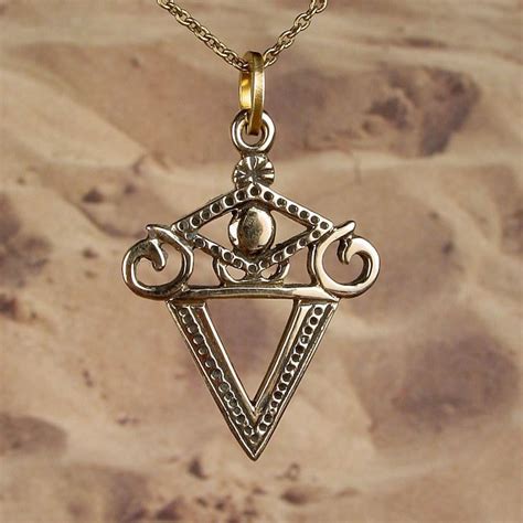 LA SIRENE Voodoo Vodou Loa Lwa Veve Charm Pendant in Solid - Etsy