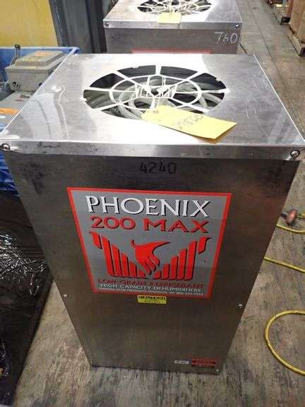 Phoenix 200 Max Dehumidifier - Yellow Tag Auctions