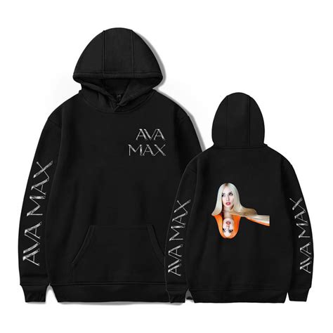 Ava Max Merch Hoodie Long Sleeve Sweatshirts Men Women Pullover ...