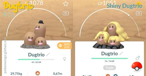 Shiny Dugtrio - Pokemon Go