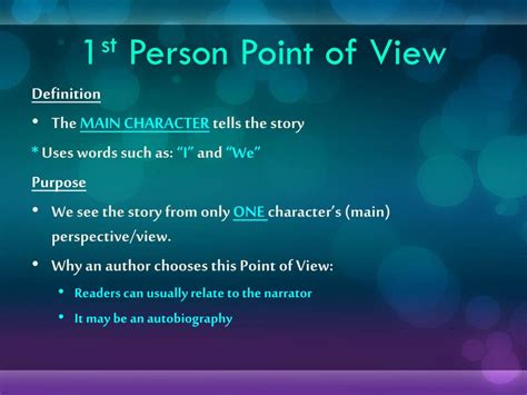 First person narrator definition - mokasinchallenge