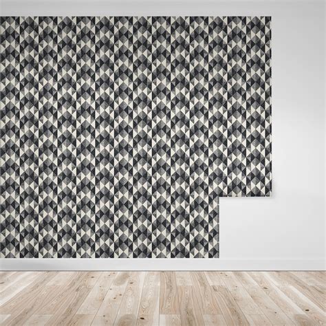 Wallpaper Houndstooth Black and White Retro Wallpaper Cool | Etsy