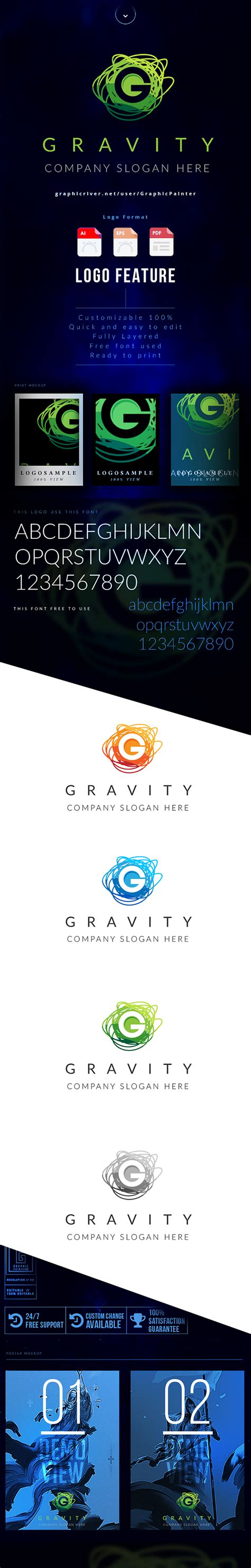 Gravity Logo on Behance