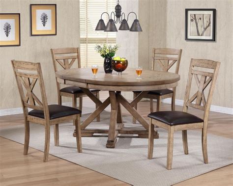 Mushroom 5 Piece Round Dining Set - Grandview | RC Willey Furniture ...