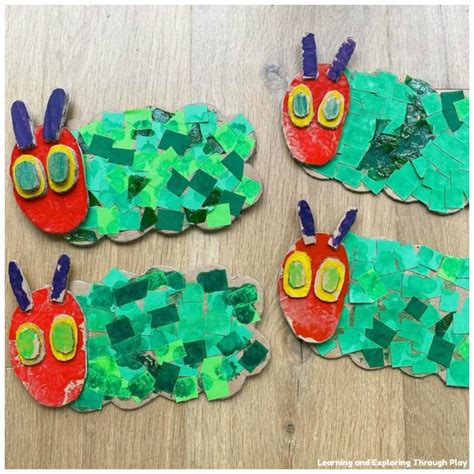 Learning and Exploring Through Play: Very Hungry Caterpillar Craft