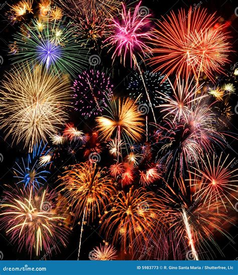 Feux d'artifice image stock. Image du grand, indépendance - 5983773