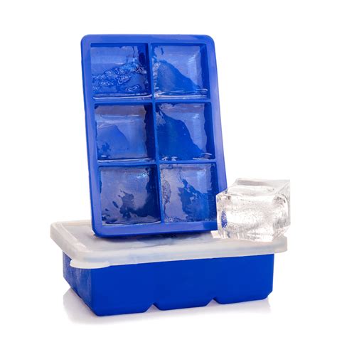 Large Ice Cube Tray Set w/ Covers | Large ice cube tray, Ice cube trays ...