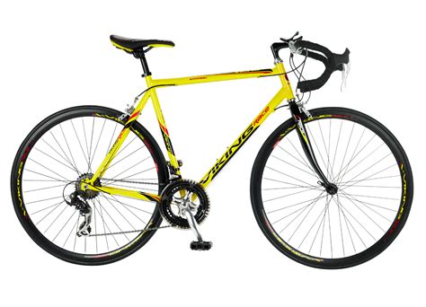 VIKING JETSTREAM 700C LIGHTWEIGHT ALUMINIUM ROAD RACING BIKE YELLOW 14 ...