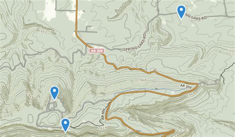 Mount Magazine State Park Campground Map Of Campsites