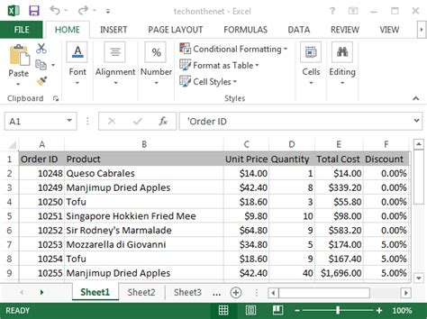 Pivot Table Function In Excel With Example | Cabinets Matttroy