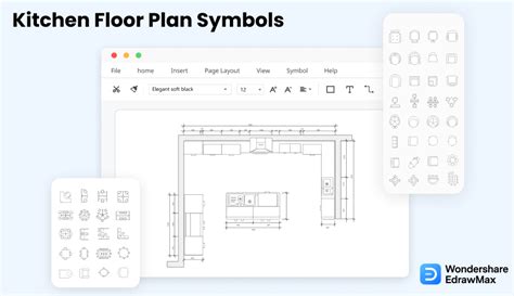 Kitchen Floor Plan Symbols & Meanings | EdrawMax (2022)