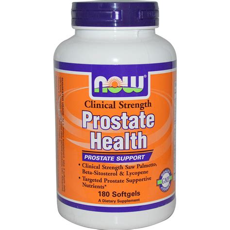 Now Foods, Prostate Health, Clinical Strength, 180 Softgels – Mega Vitamins