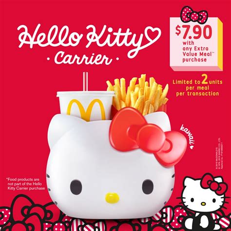 McDonald's Singapore X Hello Kitty Fries & Drinks Carrier | GirlStyle ...