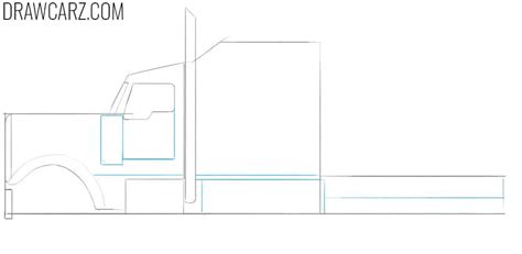 How to Draw a Semi Truck